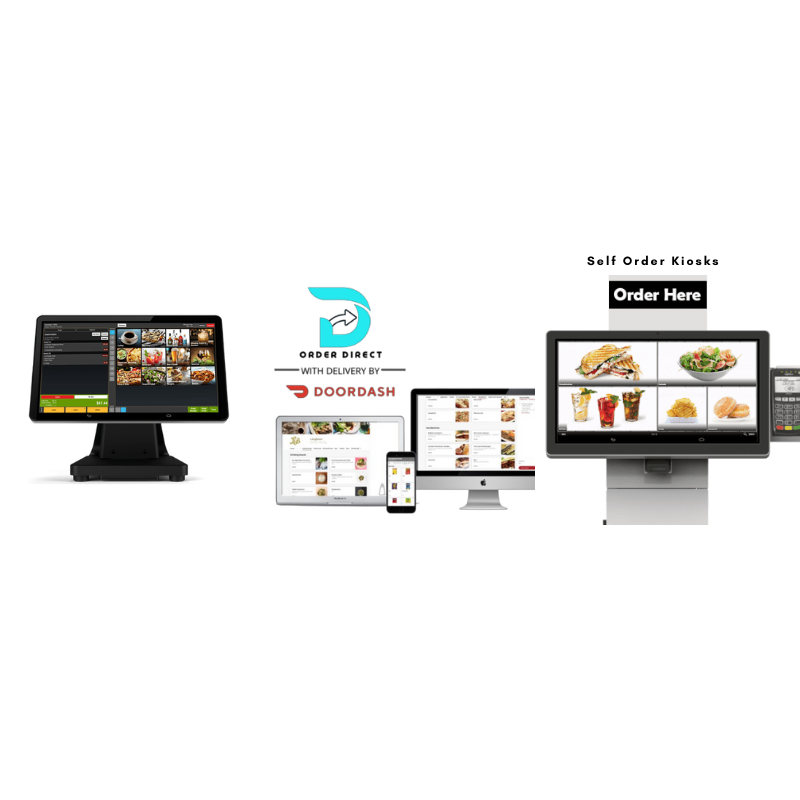 Online ordering with DoorDash delivery and POS systems by