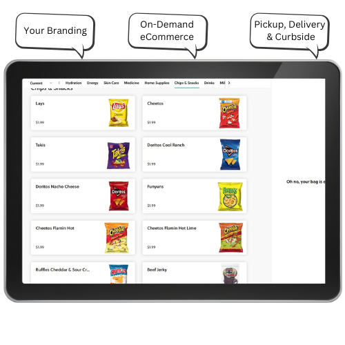 Online Ordering for retailers. On demand eCommerce for retailers by eTransact.