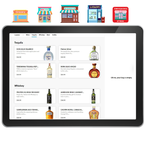 Online Ordering for retailers. On demand eCommerce.