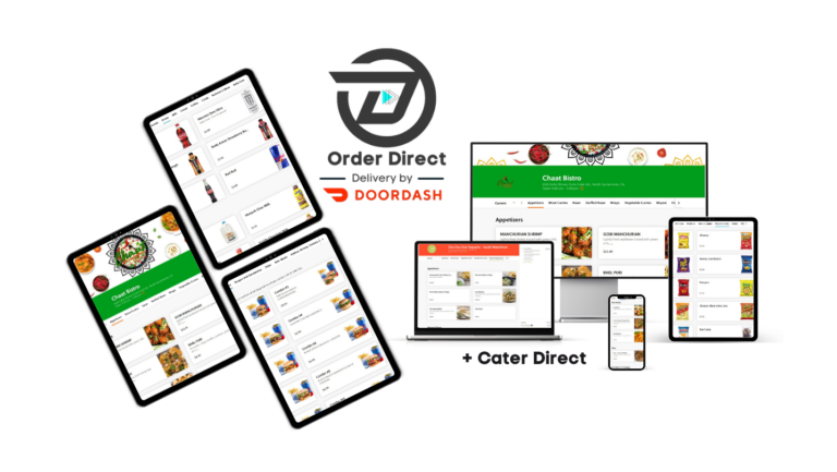 Online Ordering, catering and DoorDash delivery by eTransact.
