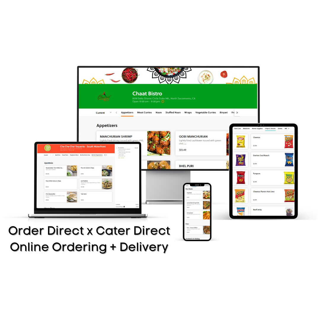 Online ordering for restaurants